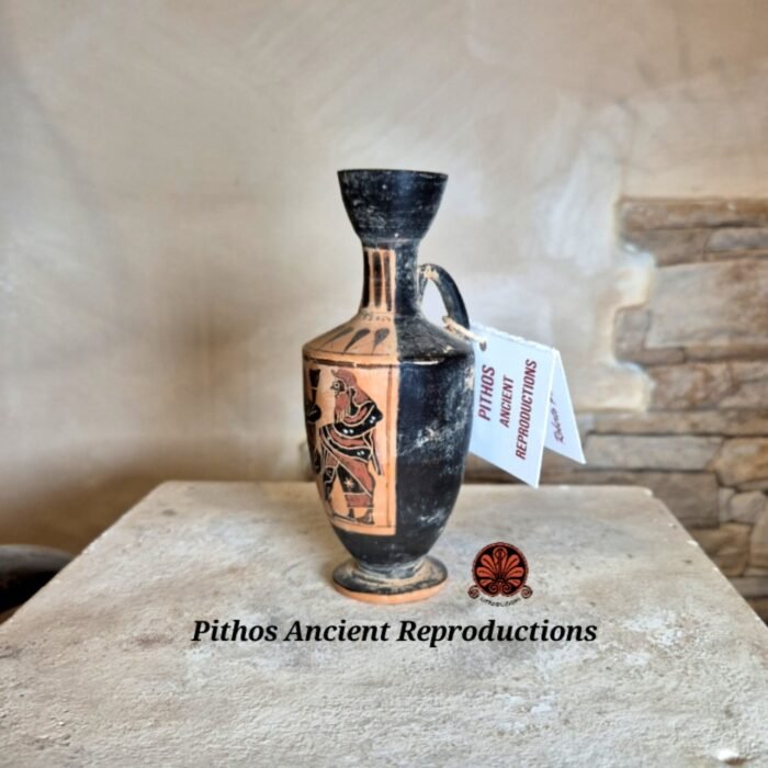 Lekythos miniaturistica figure nere - immagine 2