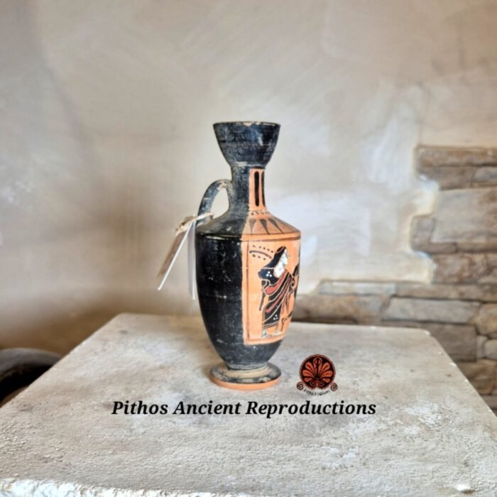 Lekythos miniaturistica figure nere - immagine 3