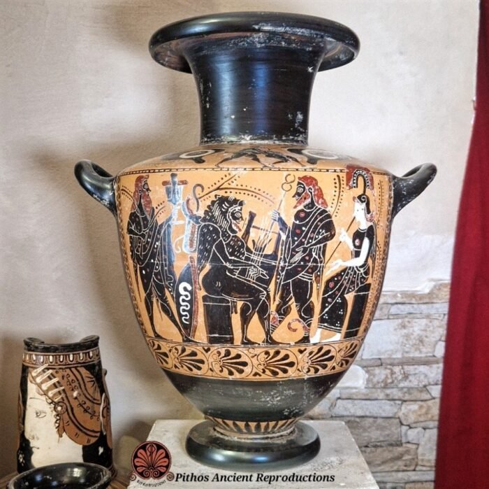 Hydria attica processione Dei figure nere