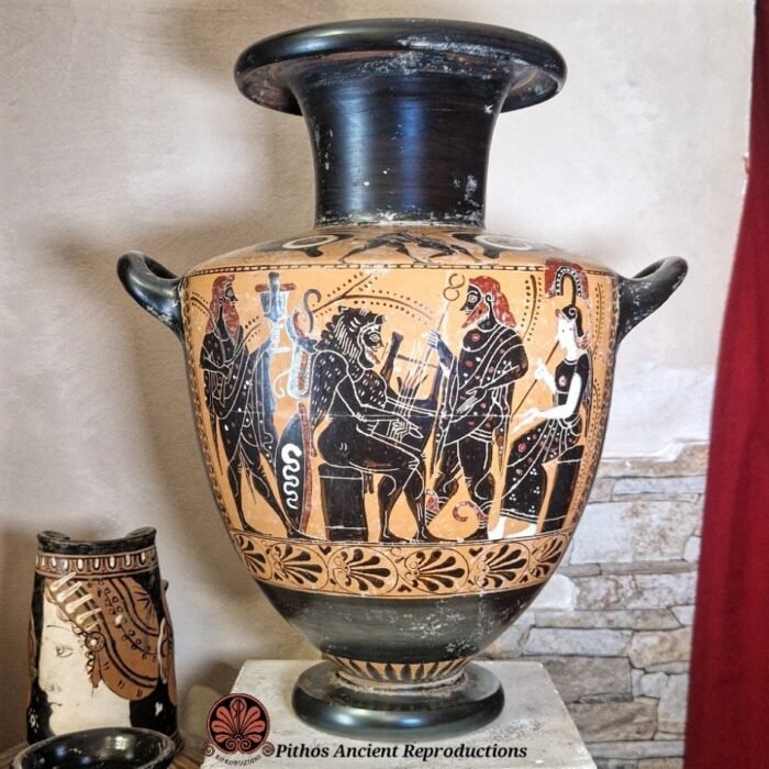 Hydria attica processione Dei figure nere