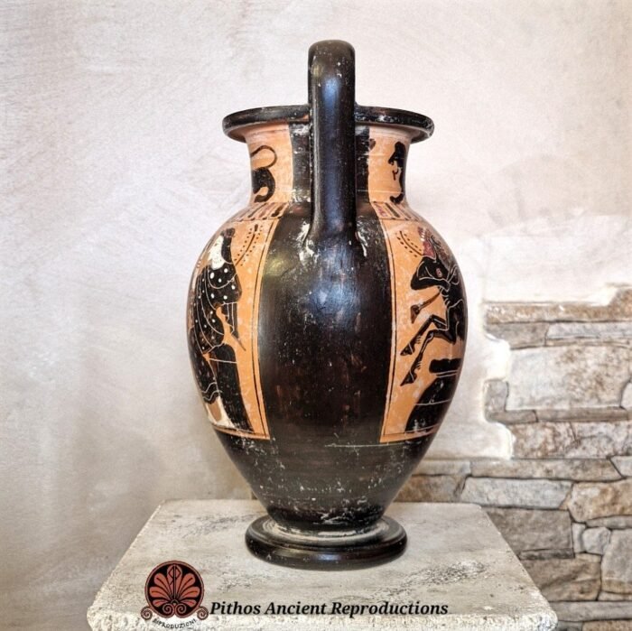Cratere a colonnette figure nere - immagine 4