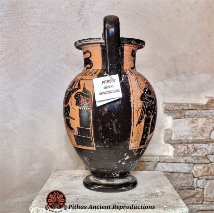 Cratere a colonnette figure nere - immagine 2
