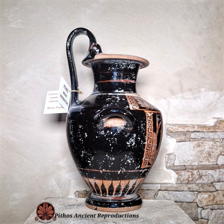 Hydria attica figure rosse Giasone/drago/Atena - immagine 2