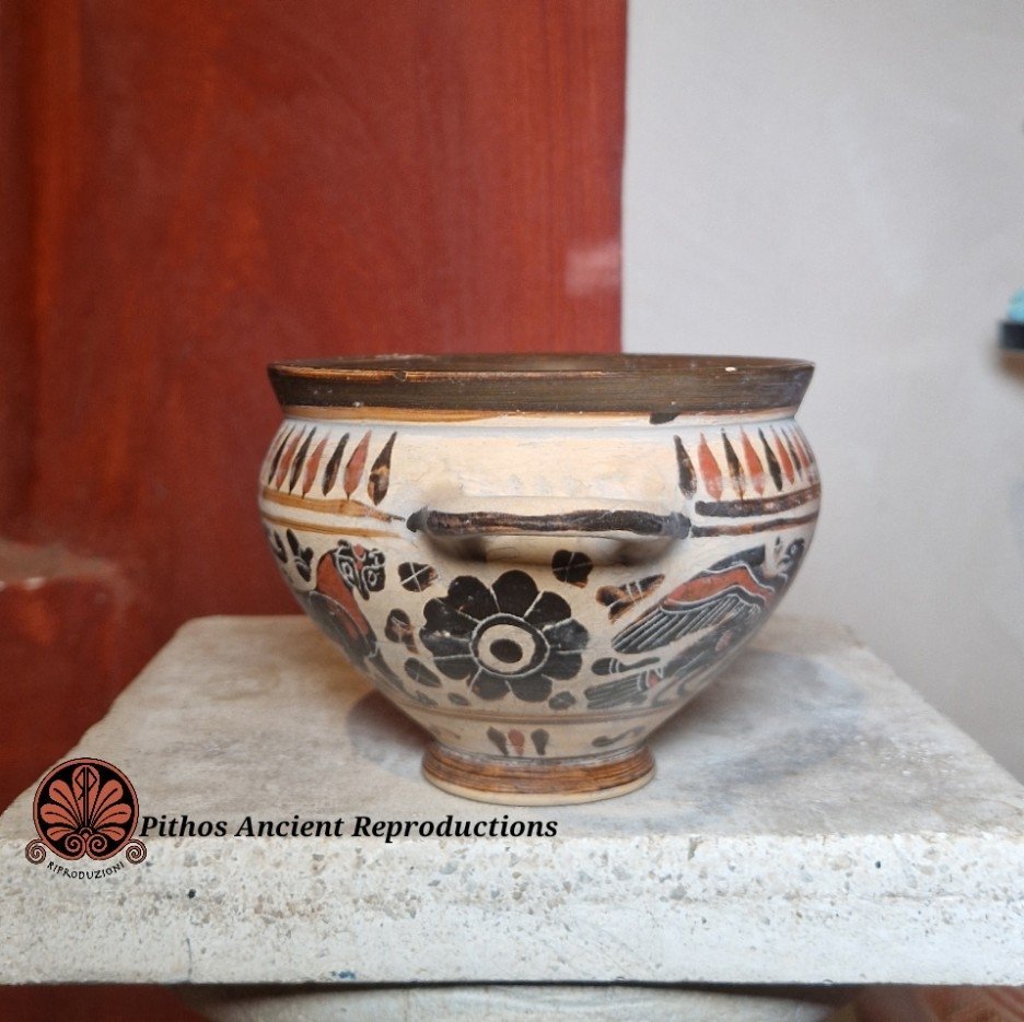 Skyphos corinzio figure nere animali - immagine 4