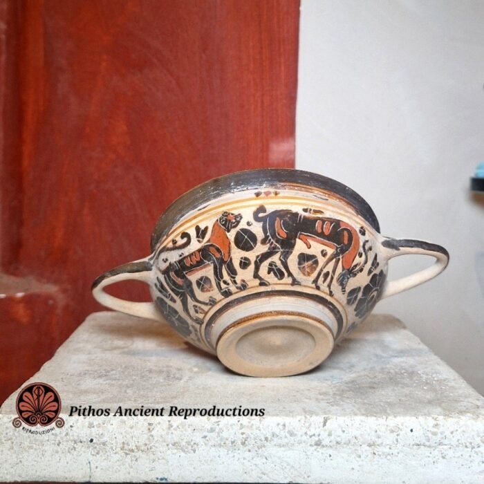 Kylix corinzia figure nere animali