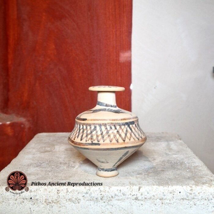 Aryballos etrusco corinzio figure nere 18