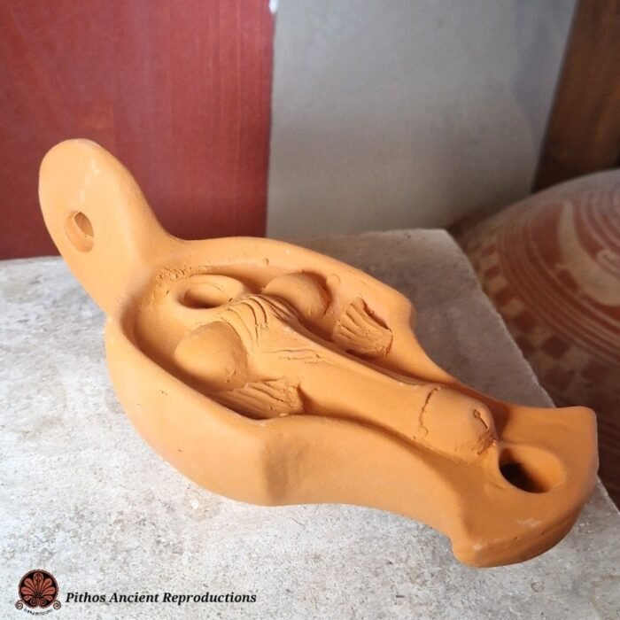 Lucerna fallo terracotta