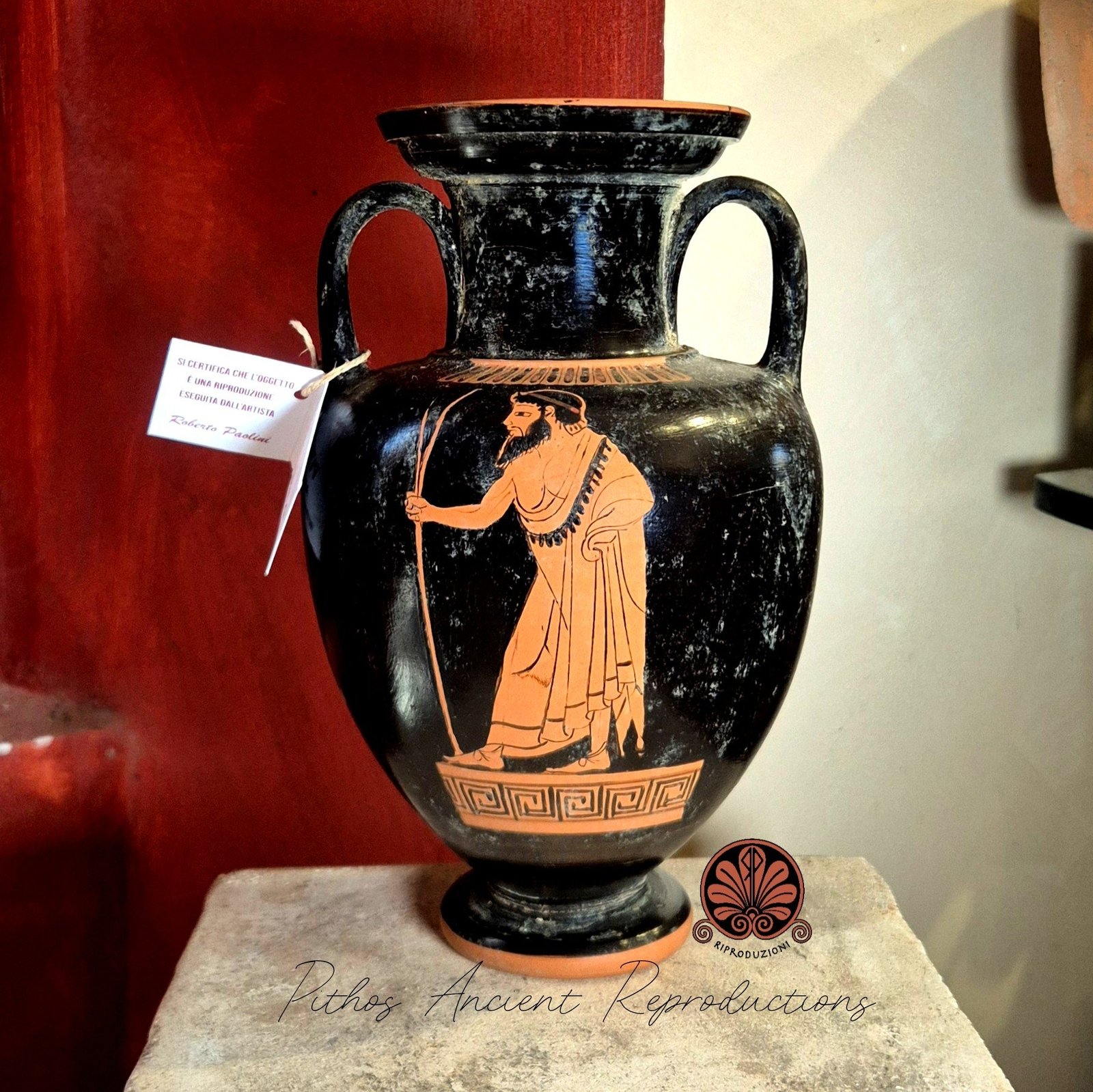 Anfora Minotauro figure rosse - Image 2