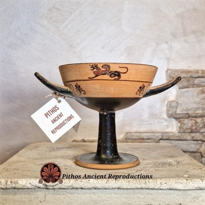 Kylix miniaturistica figure nere - immagine 3