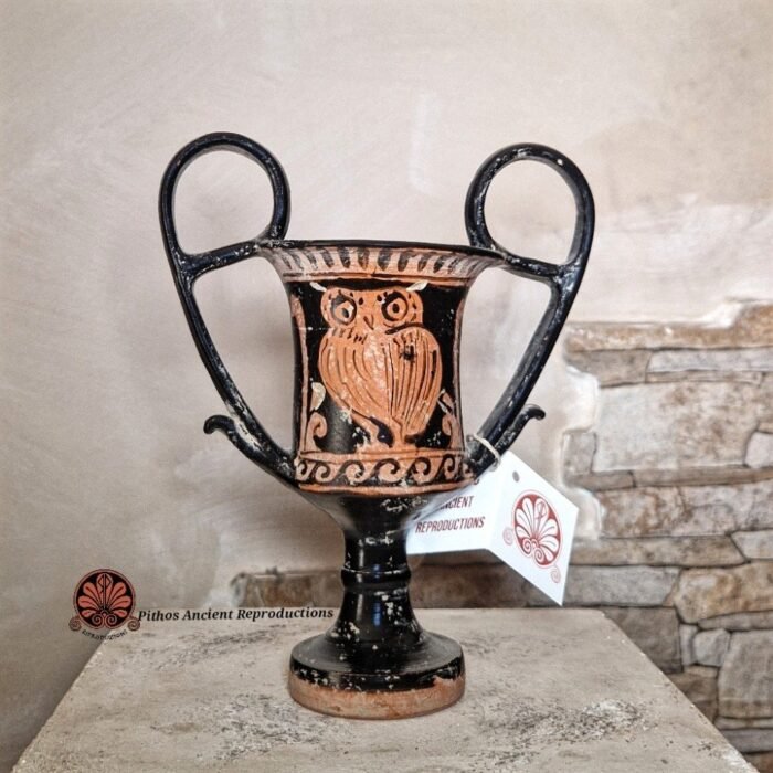 Kantharos apulo figure rosse civette