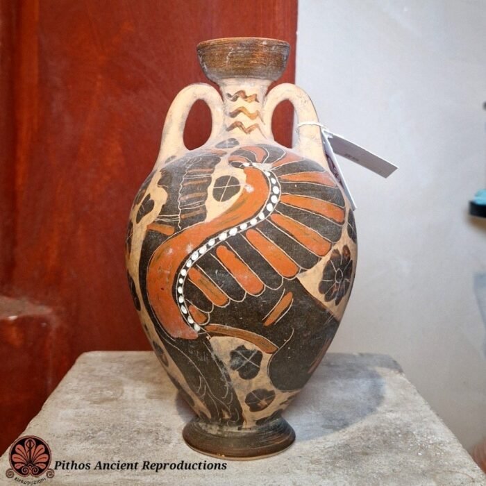 Anforisco etrusco corinzio figure nere