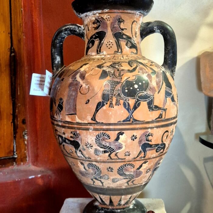 Anfora tirrenica a figure nere