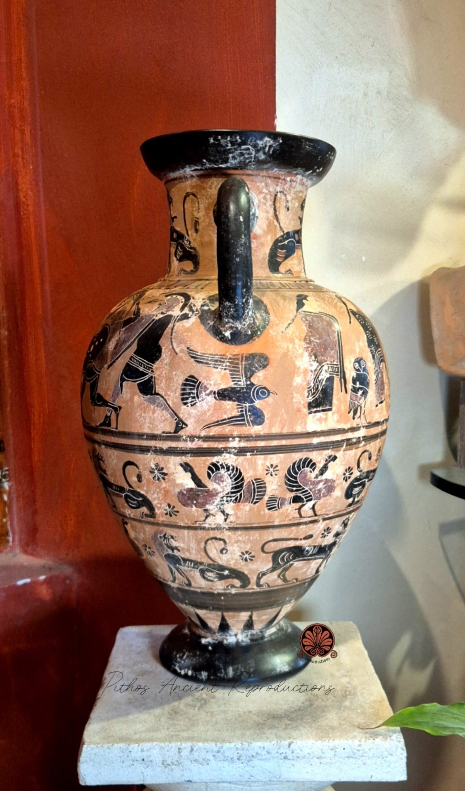Anfora tirrenica a figure nere - Image 4