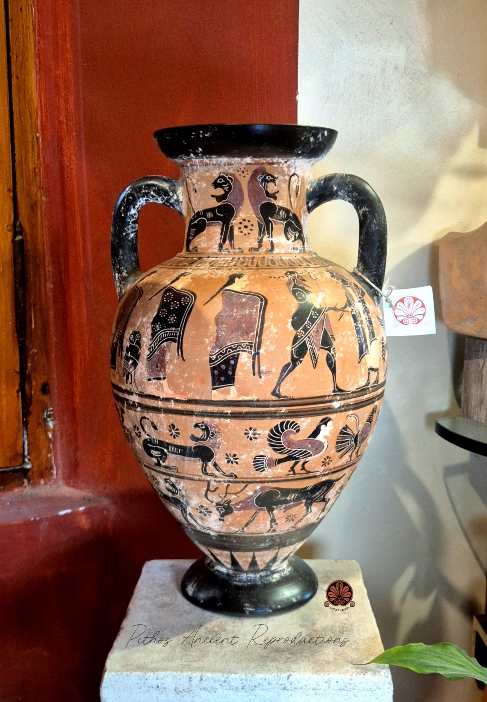 Anfora tirrenica a figure nere - Image 2