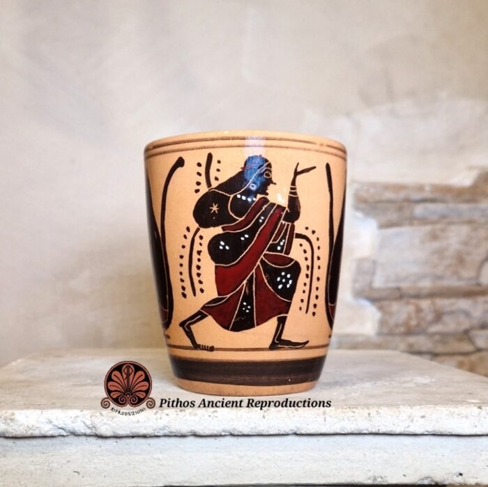 Bicchiere moderno con decorazioni antiche - immagine 2