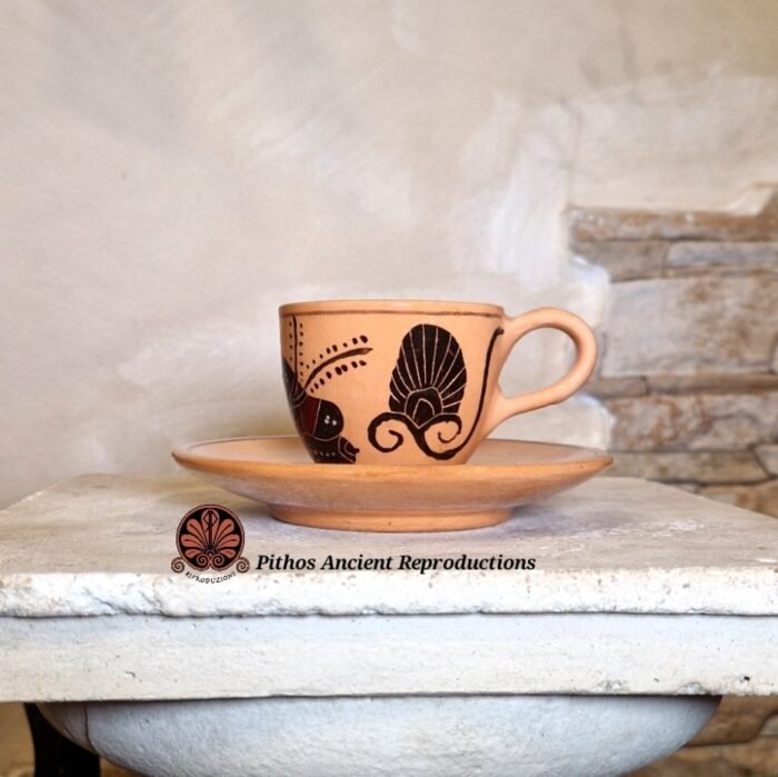 Tazzina caffè moderna con decorazioni antiche - immagine 3