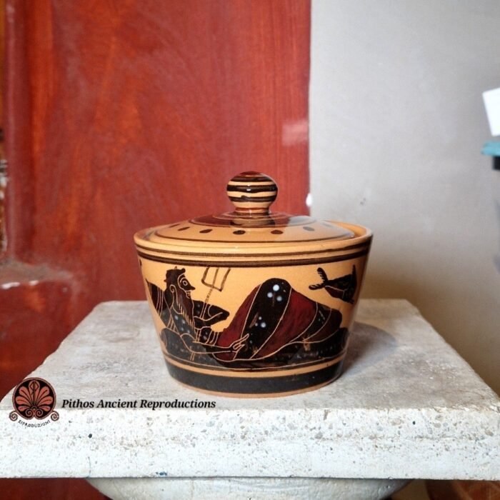 Zuccheriera ceramica smaltata decorazioni antiche