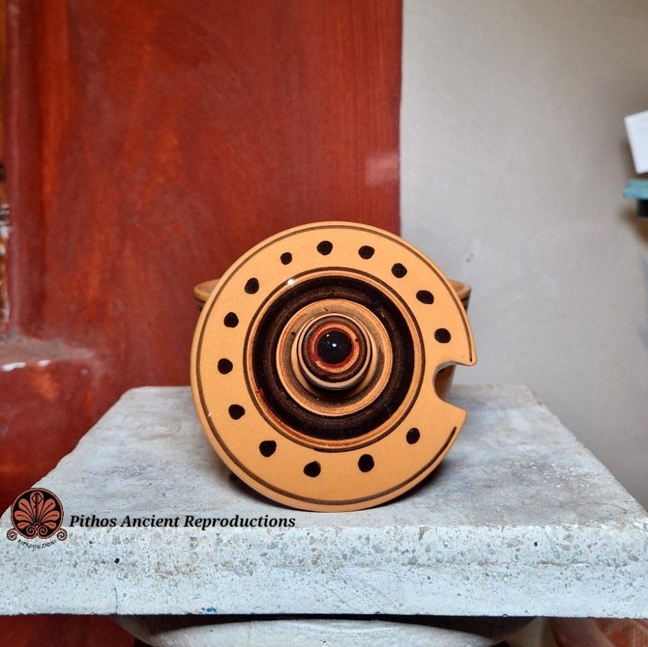 Zuccheriera ceramica smaltata decorazioni antiche - immagine 5