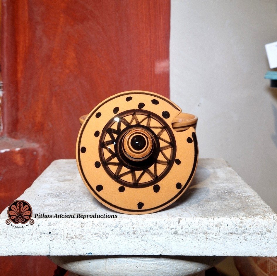 Zuccheriera ceramica smaltata decorazioni antiche - immagine 5