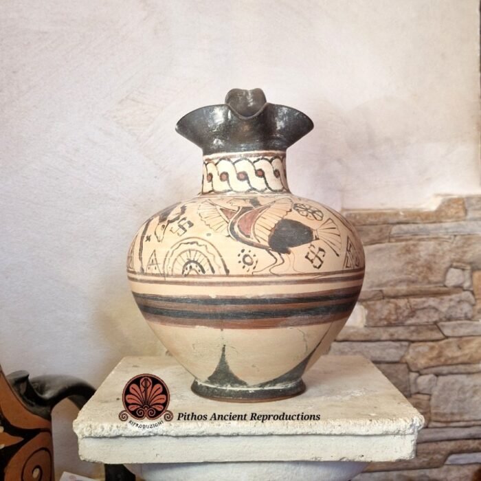 Oinochoe Ionica figure nere