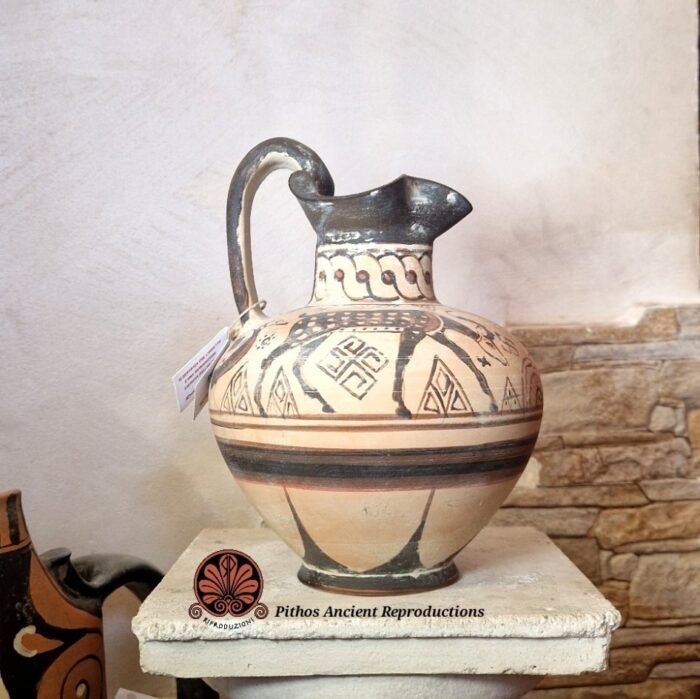 Oinochoe Ionica figure nere - immagine 2