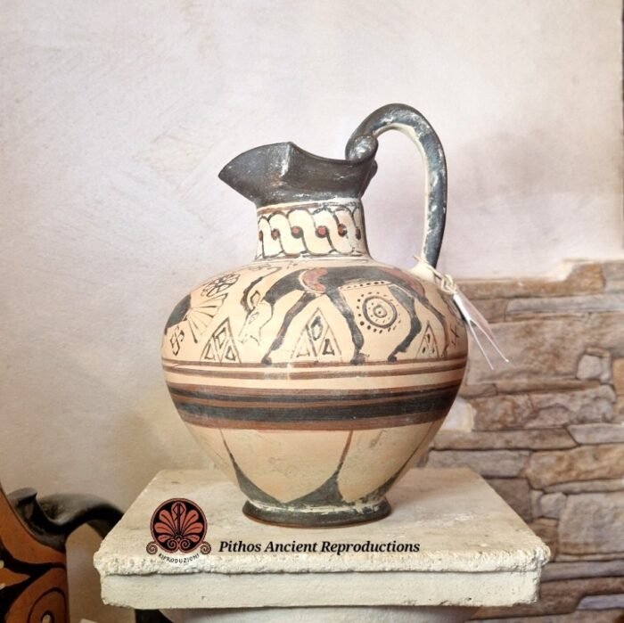Oinochoe Ionica figure nere - immagine 3