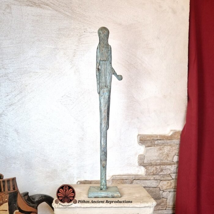 Statua ombra della sera donna etrusca in bronzo - immagine 2