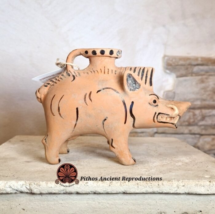 Aryballos a forma di Cinghiale