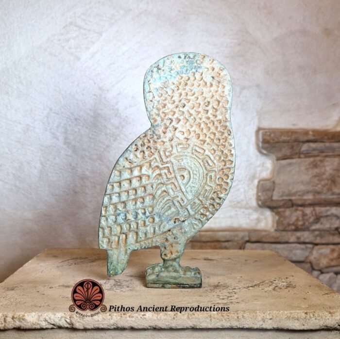 Statua Civetta in bronzo - immagine 2