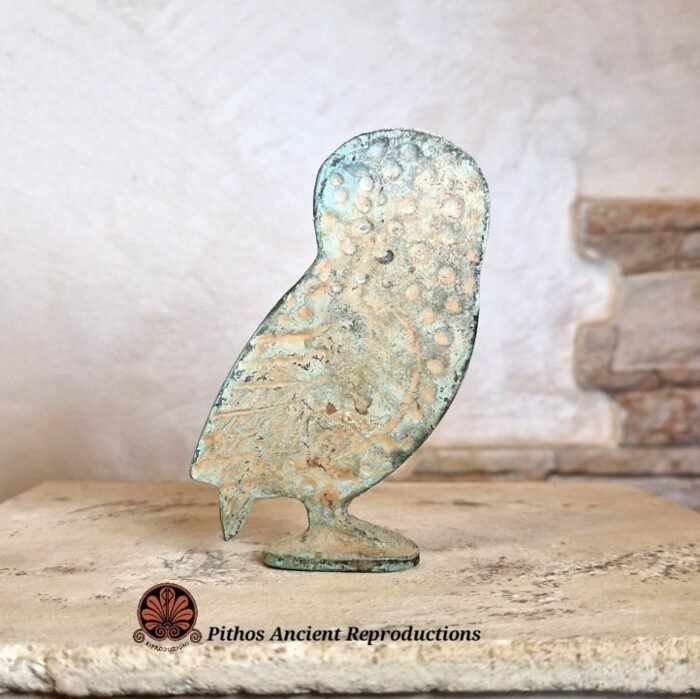 Statua Civetta in bronzo - immagine 2