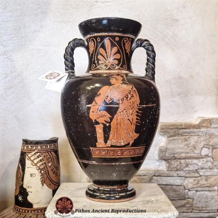 Anfora Atena/Achille figure rosse