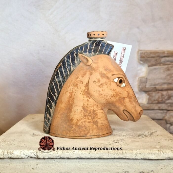 Aryballos a forma di cavallo