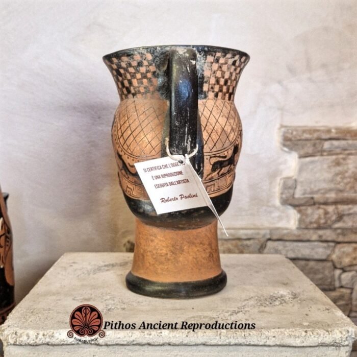 Oinochoe volto donna figure nere - immagine 4