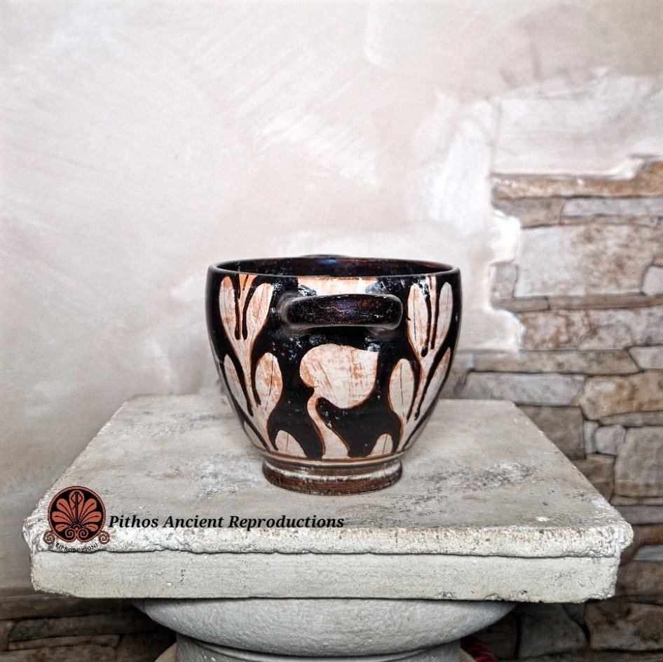 Skyphos civetta a figure rosse - immagine 4