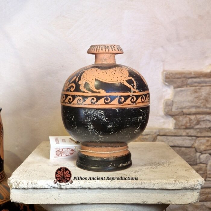 Vaso Pisside figure rosse - immagine 3