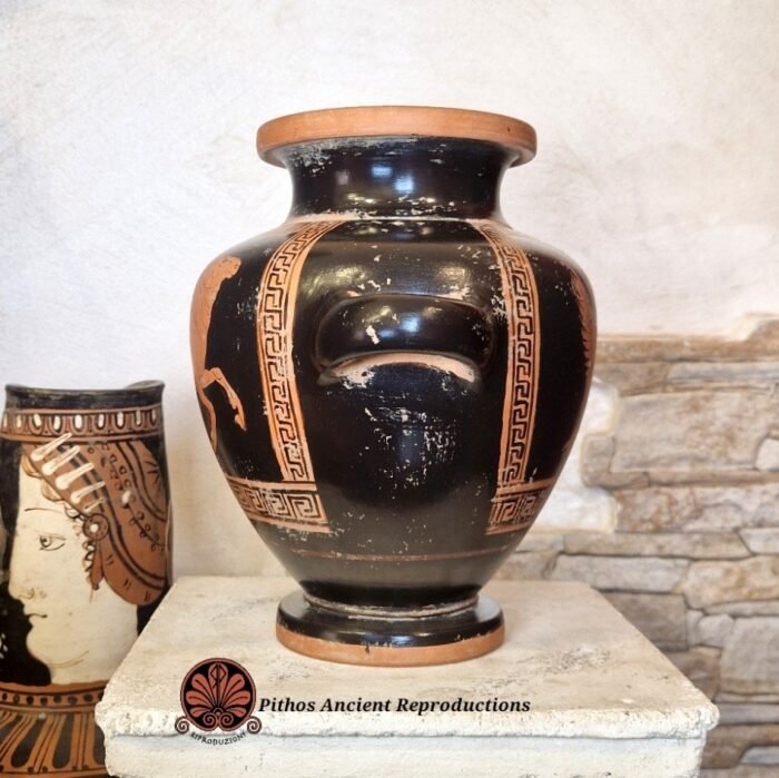Vaso Stamnos Trittolemo/Europa/Zeus a figure rosse - immagine 4