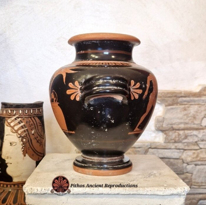 Vaso Stamnos attico fatiche di Ercole a figure rosse - immagine 4