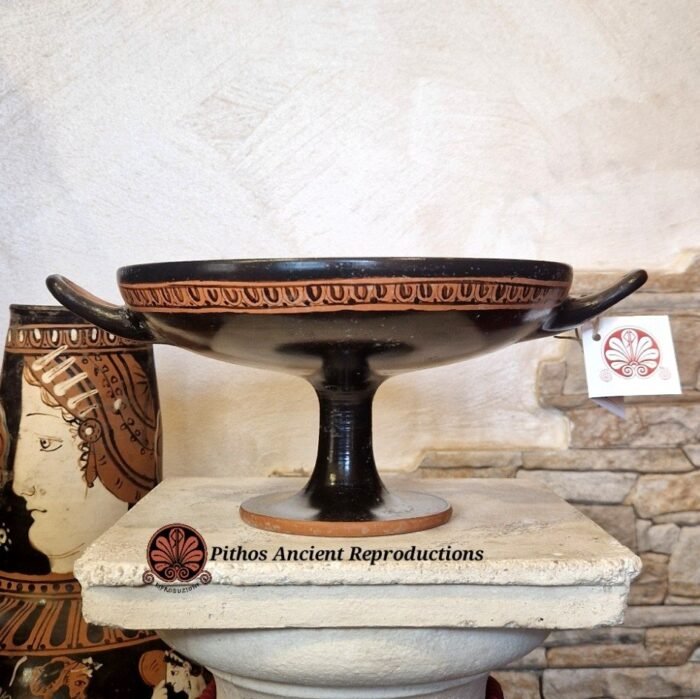 Vaso Kylix Gorgone figure rosse - immagine 3