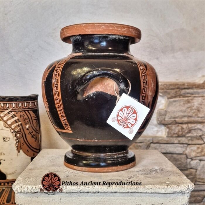 Vaso Stamnos Ercole/Anteo/Argo attico a figure rosse - immagine 2