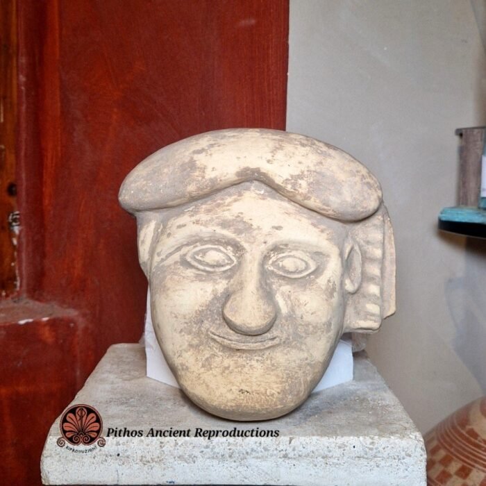 Maschera antefissa terracotta