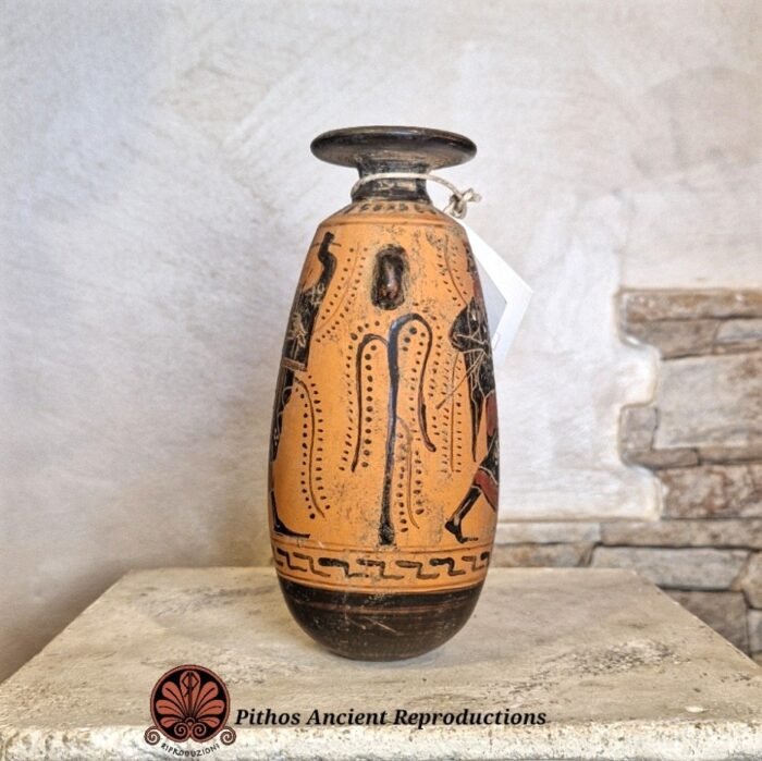 Vaso Albastron figure nere - immagine 2