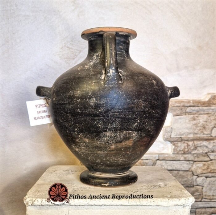 Vaso Kalpis attica figure nere - immagine 3