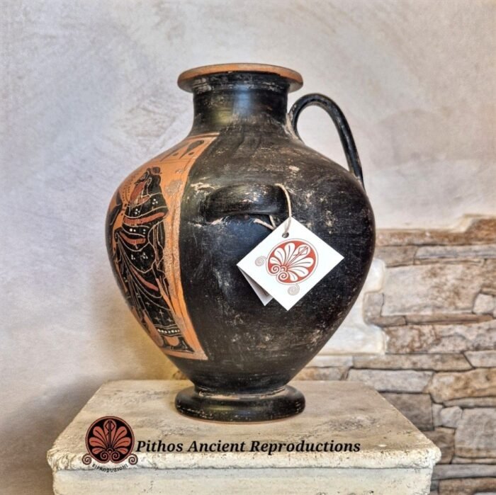 Vaso Kalpis attica figure nere - immagine 4