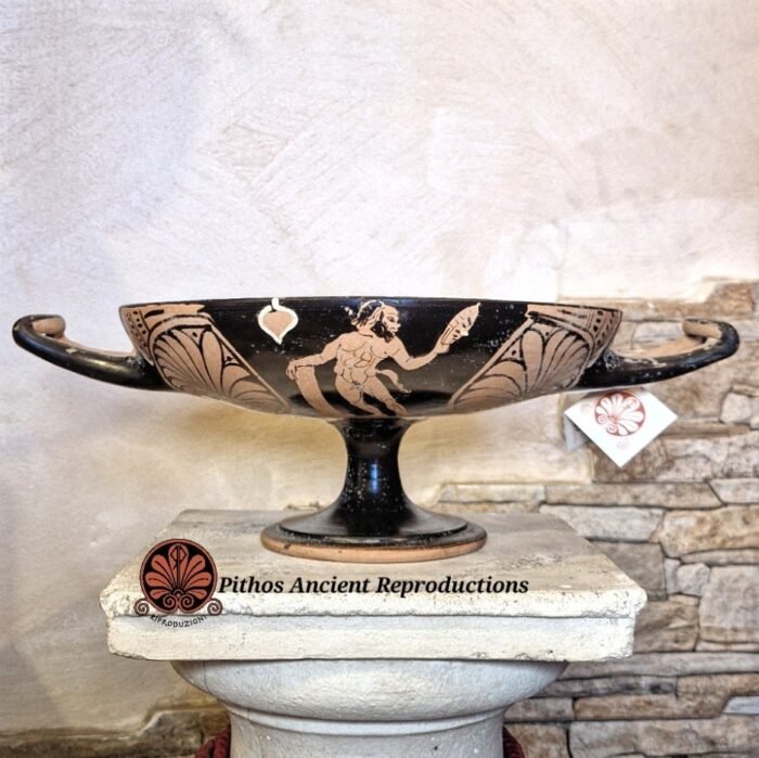 Kylix Satiro figure rosse - immagine 4