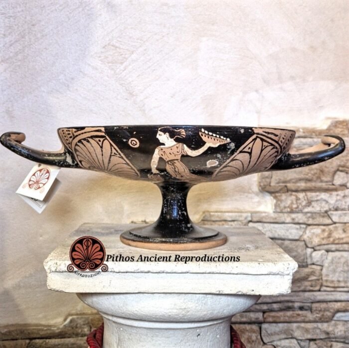 Kylix Satiro figure rosse - immagine 2