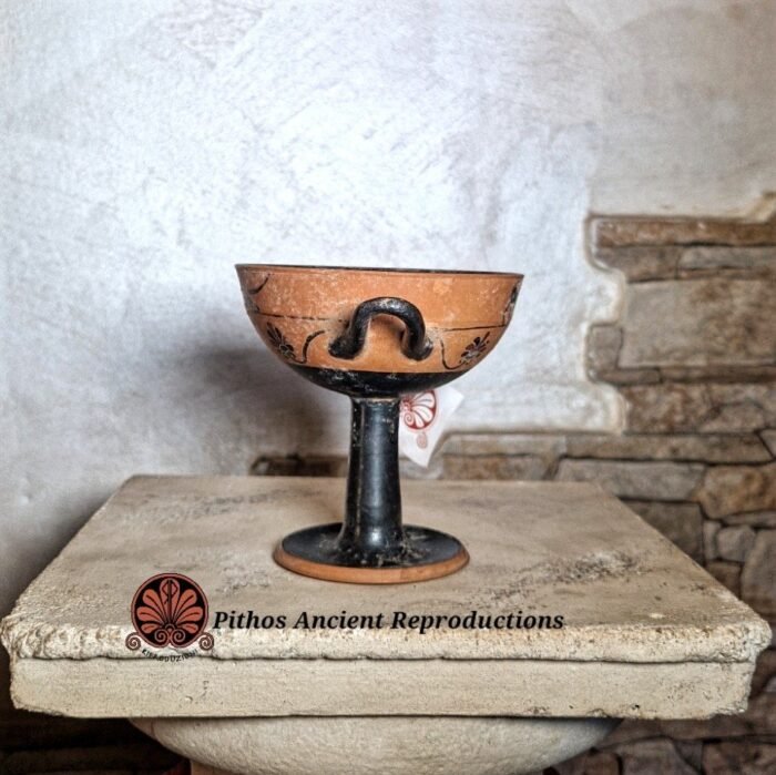 Kylix miniaturistica figure nere piccoli maestri - immagine 4