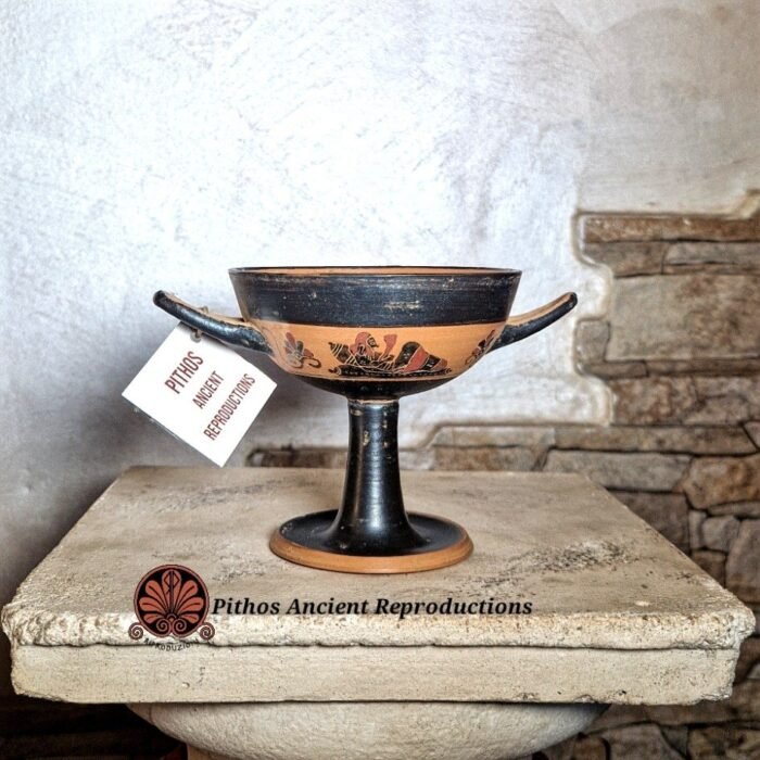 Kylix miniaturistica figure nere piccoli maestri