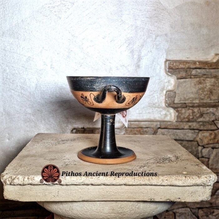 Kylix miniaturistica figure nere piccoli maestri - immagine 4