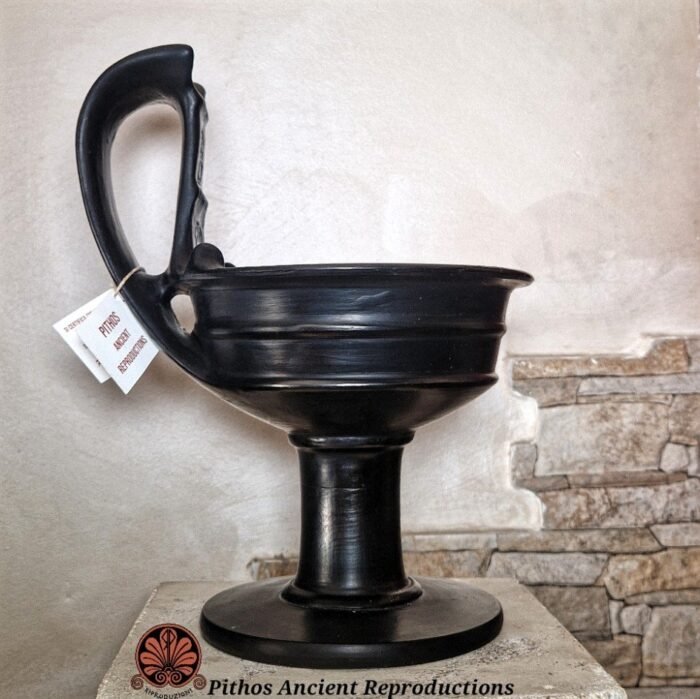 Kyathos Etrusco bucchero - immagine 3