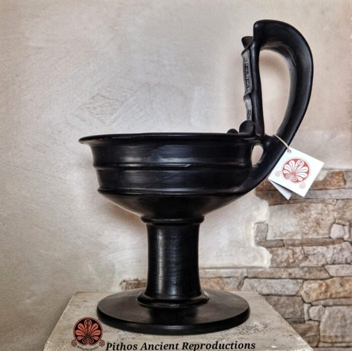 Kyathos Etrusco bucchero - immagine 2